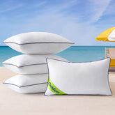 MIULEE 12x20 Outdoor Throw Pillow Inserts,Pack of 4 Water Resistant Pillow Inserts Decorative Waterproof Pillows Stuffer for Sofa Couch Patio and Garden - Miulee